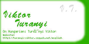 viktor turanyi business card